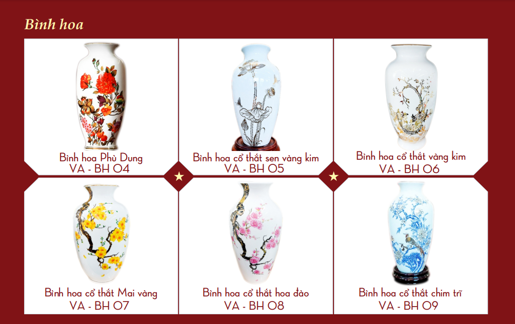 Lọ hoa gốm sứ giá rẻ