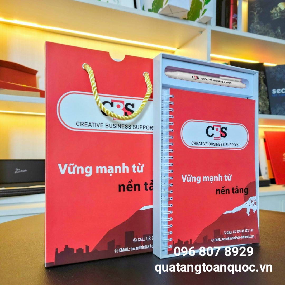 Sổ in logo