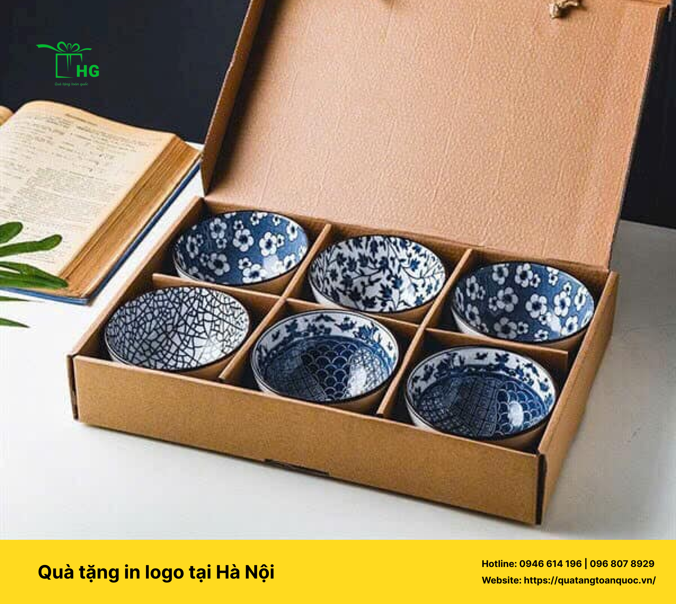 Dịch vụ in logo doanh nghiệp bát đĩa tại Hà Nội