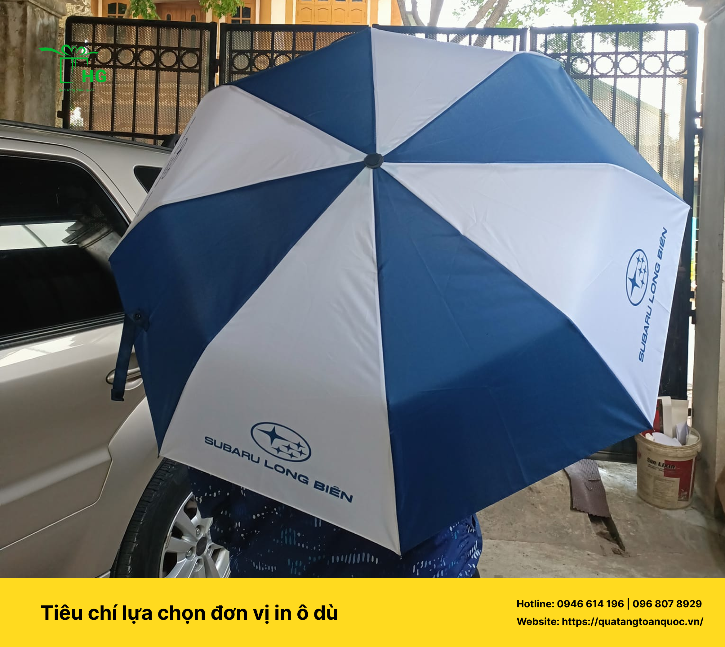 in logo doanh nghiệp ô dù tại Hà Nội