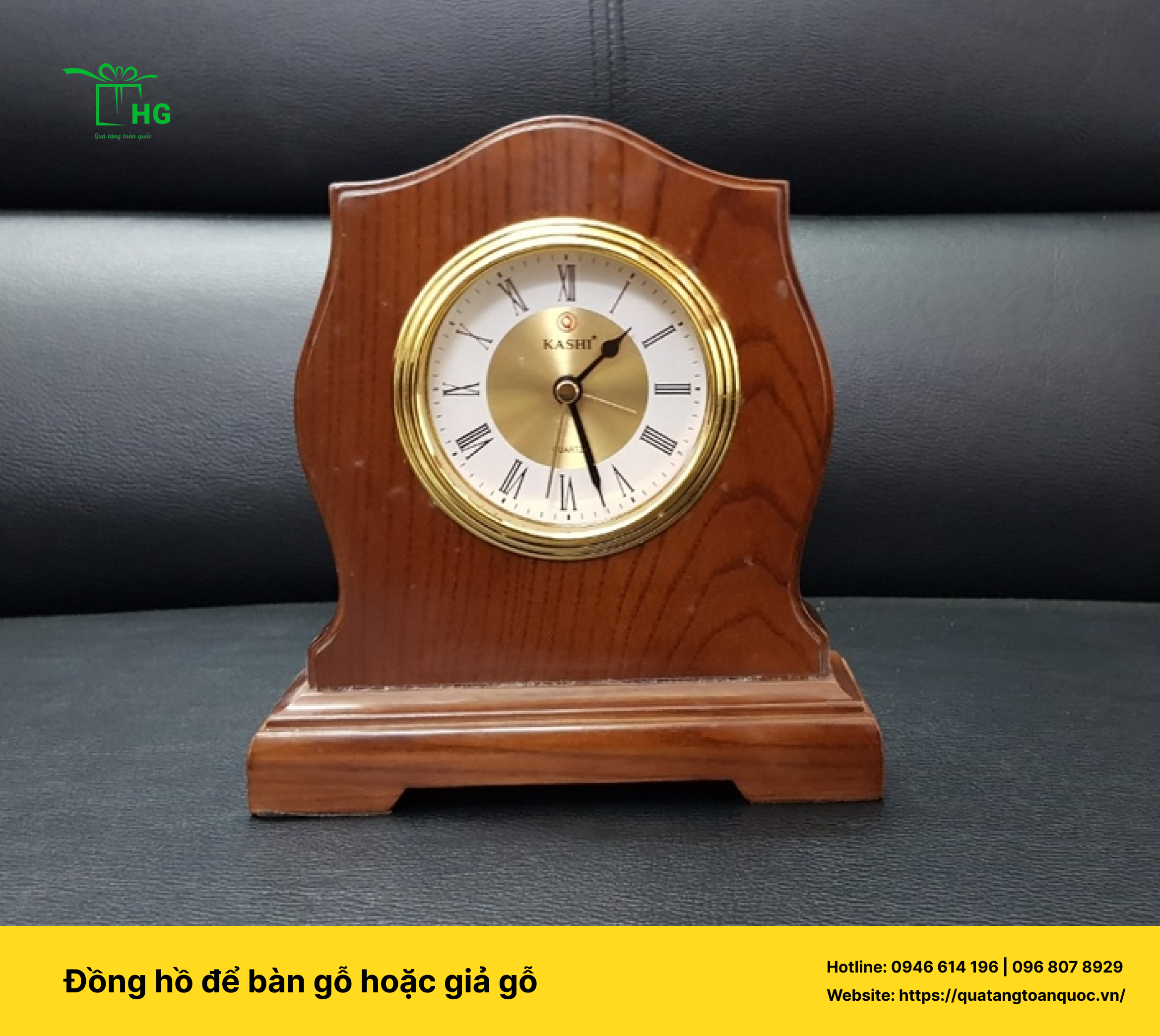 Dịch vụ đồng hồ để bàn in logo tại Hà Nội