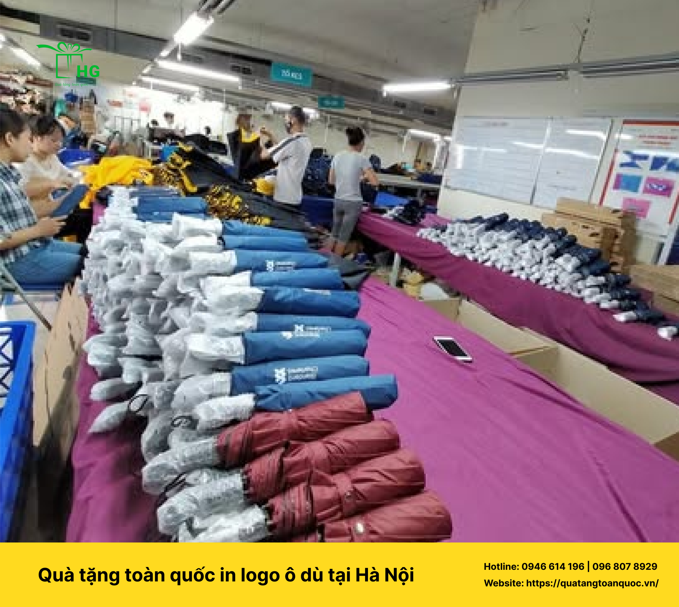 in logo ô dù tại Hà Nội